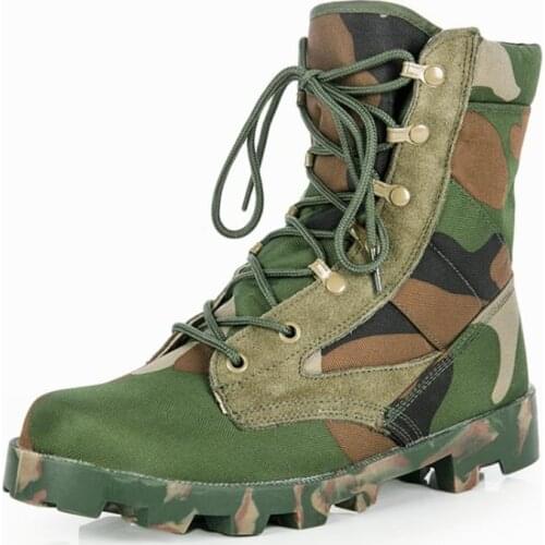 Camouflage Tactical Boots Men Breathable Desert Combat Boots Male Military Shoes Men Ankle Boots Outdoor Hiking Shoes
