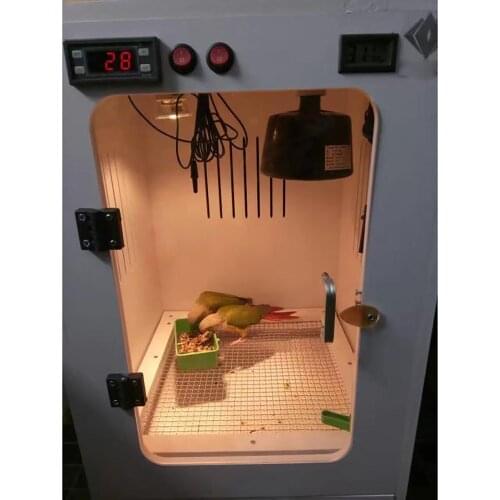 PVC Brooding Box Incubator Parrot High Climbing Reptile Terrarium Pet Custom With temperature control anti-scalding net drawer