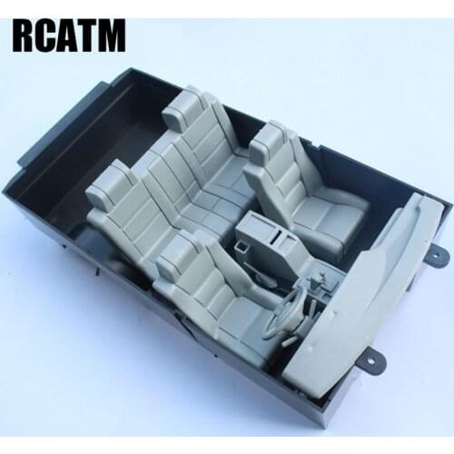 RC Car Shell Body Interior Kit Electric Steering Wheel For Land Cruiser LC80 Pajero For 1/10 RC Crawler Car TRX4 SCX10