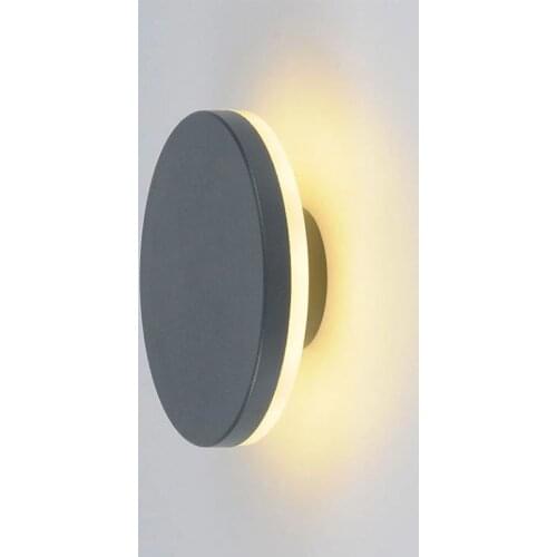 WECUS )Creative Nordic outdoor wall lamp, outdoor waterproof LED wall light, courtyard corridor aisle balcony light