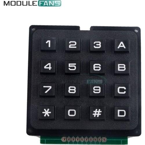 4x4 Matrix Keyboard Keypad Module Use Key PIC AVR Stamp Sml 4 * 4 Plastic Keys Switch for Arduino Controller