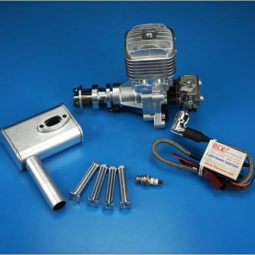 DLE30 model airplane gasoline engine single-cylinder two-stroke side exhaust natural air-cooled hand start 30CC displacement