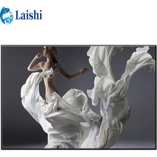 5D DIY Abstract dancing woman Full Round Drill Diamond Painting Kit Embroidery Craft Rhinestones Mosaic Art Wall Sticker Decor