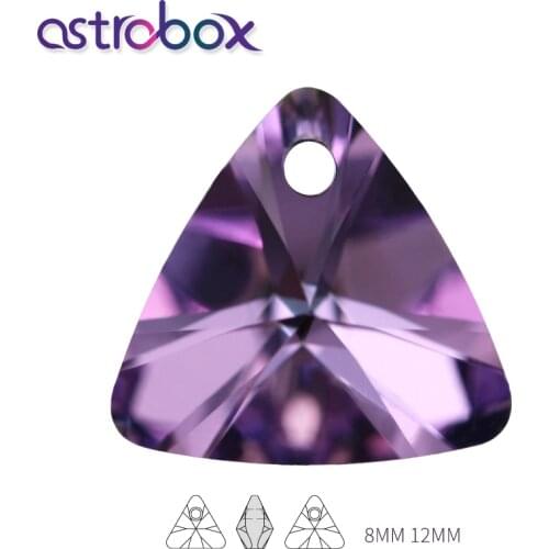 New Glass Rhinestone Crystal Pendant Amethyst Point Clear Stone With One Hole Jewery Pendant Decoration Handmade Custom Festival