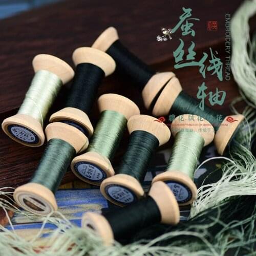 New Item Chinese 100% Silk Embroidery Thread Yarn embroidery floss for Sewing Article Wooden packing