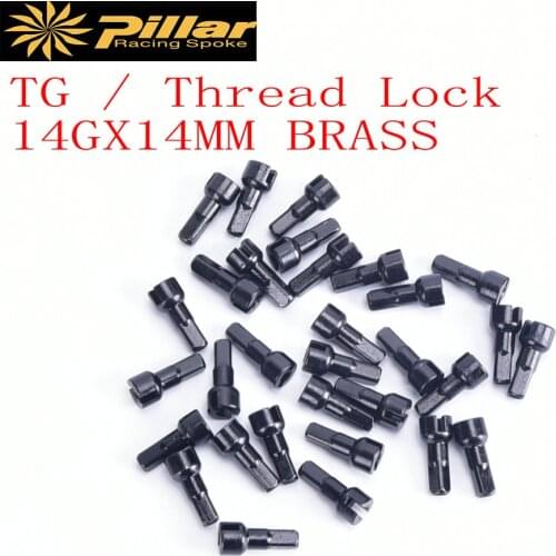 Pillar TG-LOOK 14G Brass bicycle nipples Gauge 2.0X14MM MTB AM DH FR Bike external Spoke Nipples