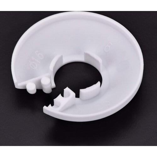 20Pcs Radiator Pipe Collars Shower Faucet Angle Valve Pipe Plug Decoration Cover Snap-on Plate Kitchen Faucet Accessories