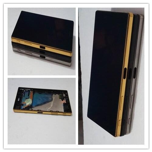 JIEYER For Sony Z5 Premium Z5P E6853 E6883 E6833 Full Lcd Display With Touch Screen Digitizer Panel Assembly Complete Frame 5.5