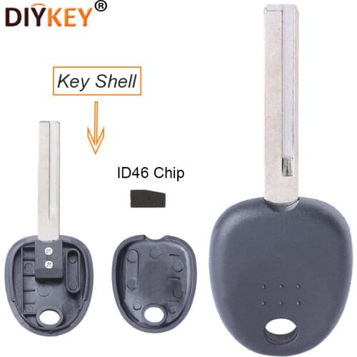 KEYECU Transponder Key With ID46 Chip for Hyundai Accent Veloster 2012-2016 Keyway: HY18-PT OE# 81996-1R000