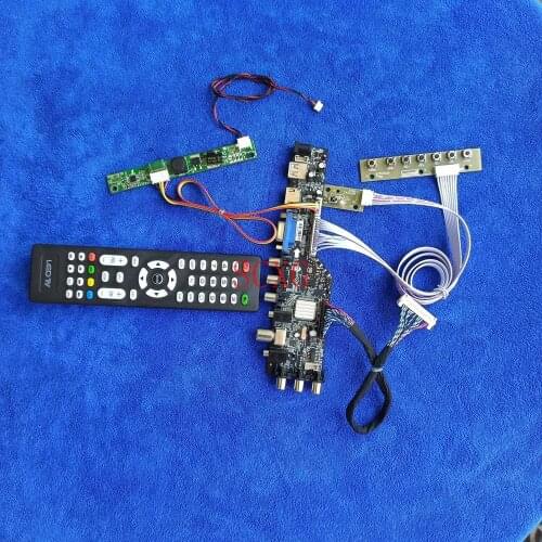 LED LCD Display drive board Fit M215H3/M215HCA/M215HCJ 1920*1080 DIY Kit AV VGA USB HDMI-compatible Signal Digital 30-Pin LVDS