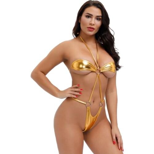 Faux Leather Sexy Lingerie Porno Sexy Costumes Erotic Langerie Lenceria Mujer Seduction Bnadage Women Sexy Hot Erotic Lingerie