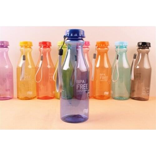 1PC Unbreakable Frosted Leak-proof Plastic kettle 550mL BPA Free Portable Water Bottle for Travel Yoga Running Camping KB 1359