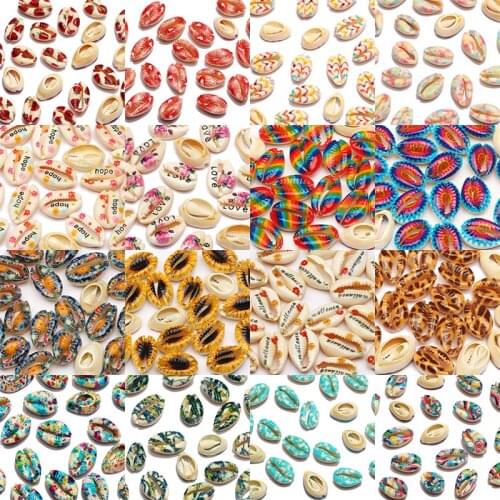 20pcs Natural Shells Beads Seashell Charm Beads For Women Jewelry Making DIY Earrings Bracelet Necklace Findings Accessories