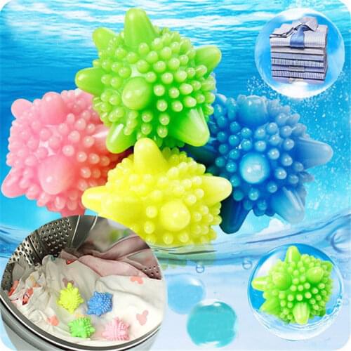 1/2pcs Wrinkle Remover Releasing Dryer Balls Laundry Dryer Fabric Softening Ball And Iron In One Time For Washing machine