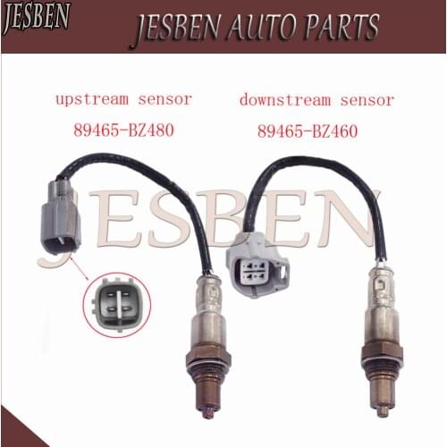 2PCS 89465-BZ460 89465-BZ480 Up & Down Lambda Oxygen O2 Sensor For Toyota AGYA Wigo B10 Perodua Bezza Axia Advance 1.0 2012-2020