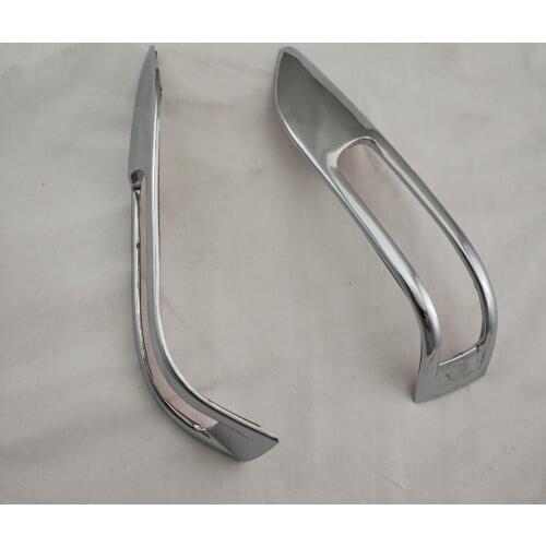 For Toyota Voxy Vigo Fortuner Alphard Noah Vellfire Estima Vanguard 2pcs Door Mirror cover Garnish ABS Chrome Winker Mirror Rim