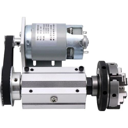 50/63 mini lathe, woodworking beads machine spindle assembly, DIY lathe / bead machine