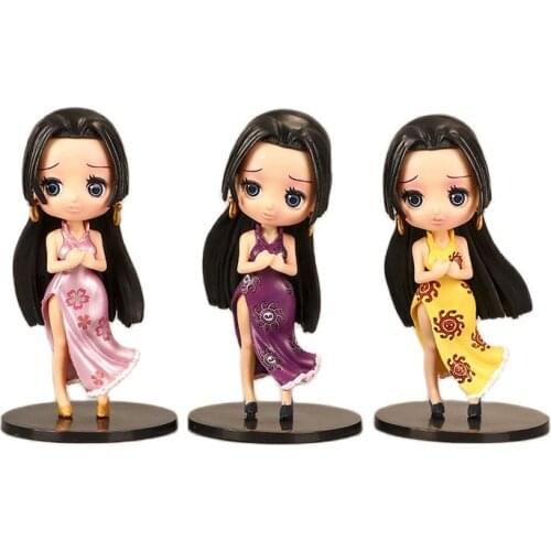 13cm Anime Figure PVC Toys One Piece Boa·Hancock Figure Toy Grandline Men Luffy Action Figure Collectible Model Dolls Gift Toy