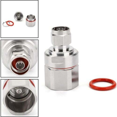 Areyourshop Sale 4Pcs Connector N Male Clamp 7/8" For Corrugated Copper Standard Andrew Heliax For