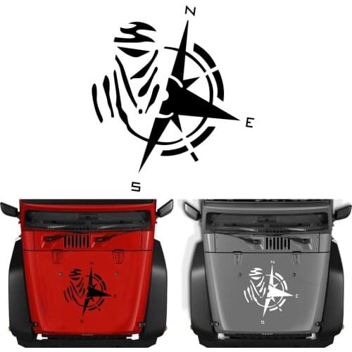 Car Sticker Compass Camper Vinyl Graphics-Nautical Car Funny Sticker Style Wagon Sticker Auto Accessories Car Produce Compass