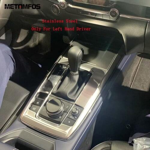 For Mazda CX-30 CX30 2020 2021 2022 Gear Shift Box Cover Molding Trim Decoration Frame Sticker Interior Accessories Car Styling
