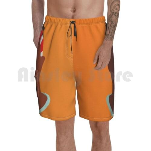 F. Ocean Beach Shorts Men Beach Pants Swimwear Thinking About You Swim Good Channel Orange Fan Art Color Black Man