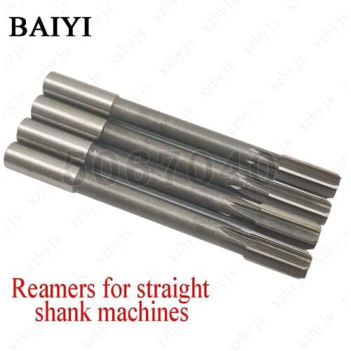 2-20mm D4 HSS Machine Reamer Straight Shank Milling Reamers Set Chucking Machine Cutter Tool Reamers for straight shank machines