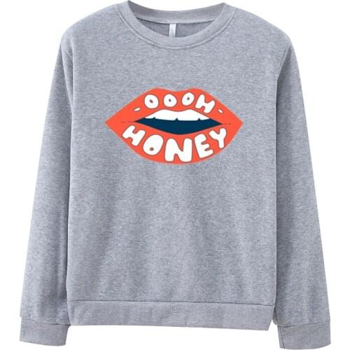 Heliar Women Autumn Hoodies Month Printed Pullovers Long Sleeve Oversize Fleece Tops Hoody Sweatshirts Women Autumn