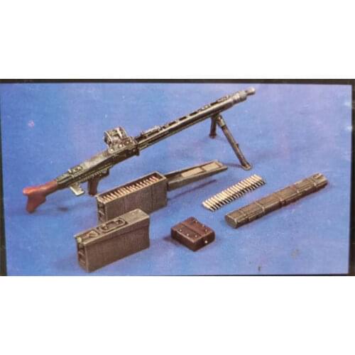 1/35 Scale World War II Weapon MG42 Miniatures Modelling Unpainted DIY Assembling WW2 Static Resin Scene Model Accessories