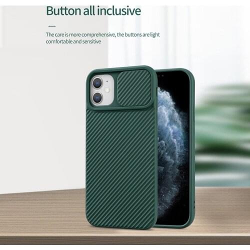 Fashion Silde Camera Lens Protection Shockproof Soft Silicone Mobile Phone Case For 12 Pro Max Mini 11 X XS XR Back Cover Funda