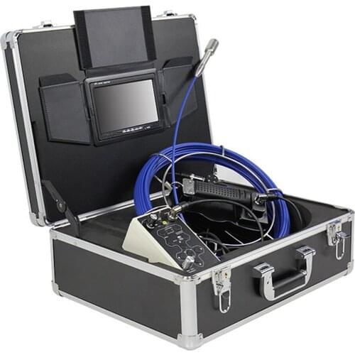 CCTV Snake duct cleaning high resolution portable drain pipe inspection camera with transmitter DVR Video Zoom