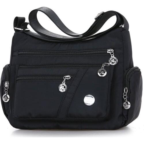 Casual Multi-pocket Shoulder Messenger Bag Waterproof Oxford Crossbody Bag Fashion Handbags Large Capacity Travel Bags Purse sac