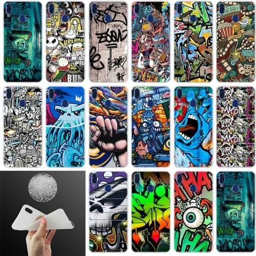 Soft Silicone Cover Phone Case graffiti wallpaper For Huawei Honor 30 20 10 9 Lite 9a 8a 7a pro 8x 10i 30s