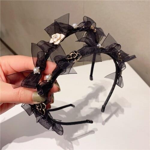 Korea Retro Head hoop Girls Hair Bows Hair Bands Hand made butterfly Hairpin Headbands For Women Hair Accessories Accesorios