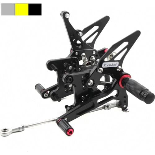 Rear Set Rearset Foot Peg Rest Footpeg Brake Shift Lever Pedal For Triumph Speed Triple 1050 05-10 2005 2006 2007 2008 2009 2010