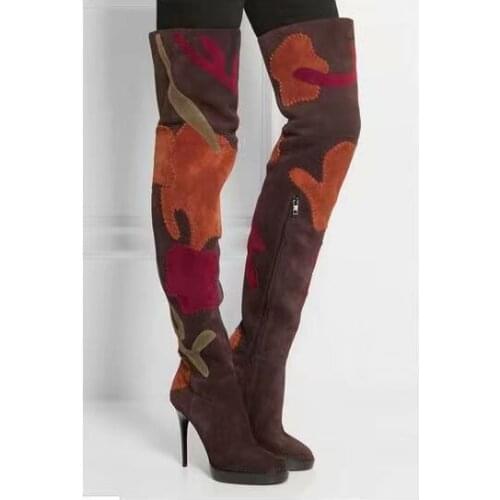 Women shoes woman boots size 34-42 autumn over the knee boots thin high heels shoes sexy party boots