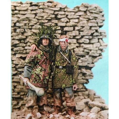 1:35 Resin Figure Model Kit Unassambled Unpainted //775(2 figures NO WAR NO Green grass)