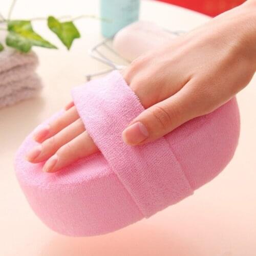1pc Bath Sponge Brush Shower Skin Clean Massage Soft SPA Foam Dead Skin Remover Moisturizing Scrubber Kids Adults Rope Holder