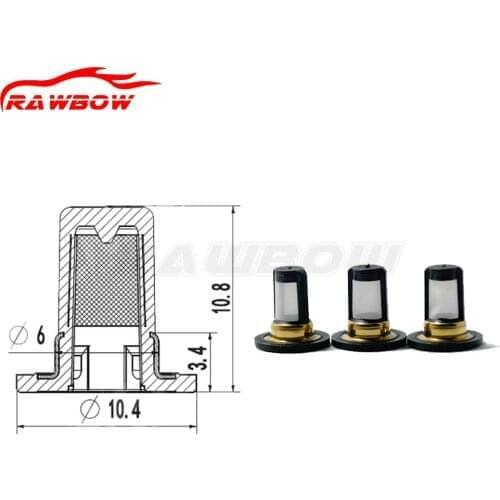 1000 PCS 16450RCAA01 Fuel Injector Micro Filter 10.8*3.4*10.4mm 11014 For Honda JSeries J30 E85 Acura Ridgeline Odyssey Pilot