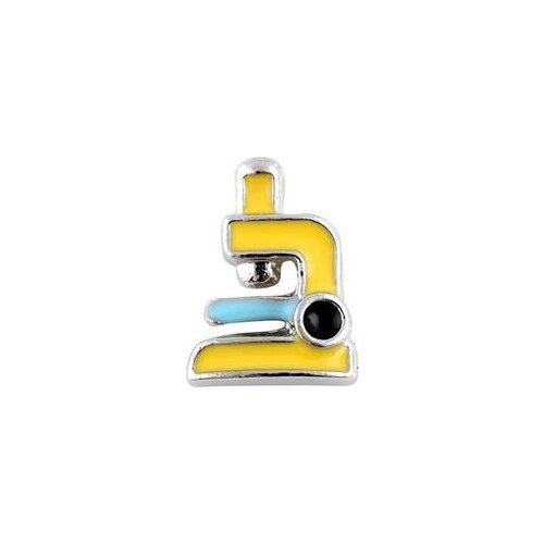 20PCS/lot Microscope DIY Alloy Floating Locket Charms Fit For Glass Living Memory Lockets Fashion Jewelrys
