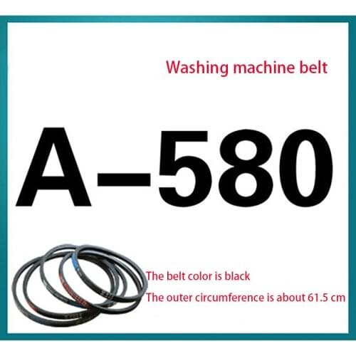 A-580 Washing machine belt A type belt transmission belt washing machine motor belt triangle belt antistatic belt accessories