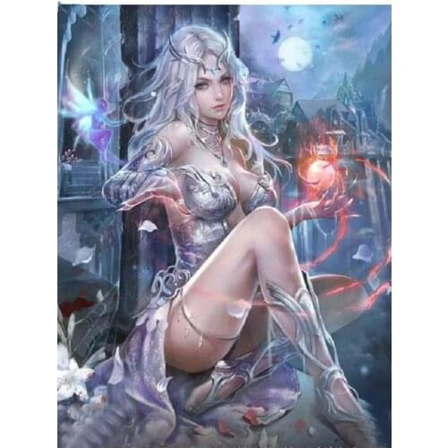 New 5d,Diamond painting Cartoon girl fairy Full drilling,Cross Stitch Diamond Embroidery Diy custom photo mosaic wall art P1133