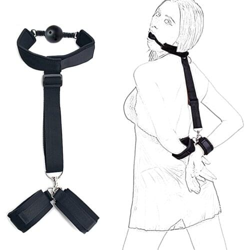 Sex Shop Mouth Plug Erotic Sex Toys For Woman Gay Couples Fetish Flirting Sexy Handcuffs Collar Bdsm Sex Bondage Rope Slave
