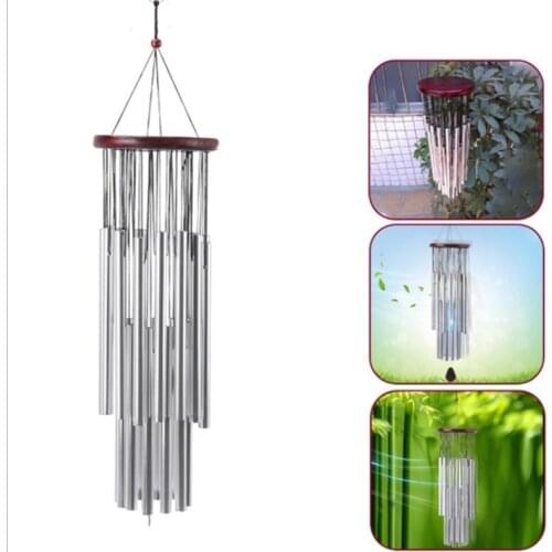 Wind Chime 27 Tubes Wind Bells Wind Chimes Door Hanging Ornament Antique Grace Wind Chimes For Chapel Home Decoration Dropship