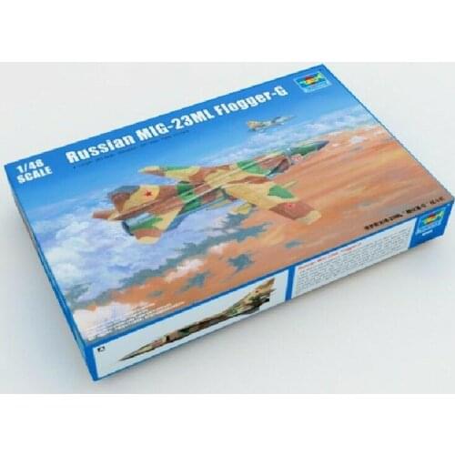 Trumpeter model 02855 1/48 Russian MIG-23ML Flogger-G plastic model kit