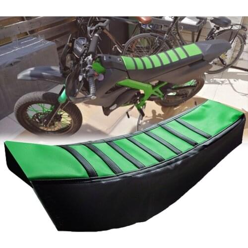 Motorcycle Striped Soft-Grip Gripper Soft Seat Cover Rubber FOR Kawasaki KX250F KX450F KLX125 DTRACKER125 KX125 KLX450R KDX125SR