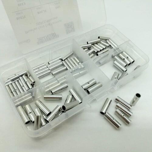 BN series 10-22 GAUGE UNINSULATED NON INSULATED BUTT CONNECTOR CRIMP TERMINAL WIRE 0.5-6MM2