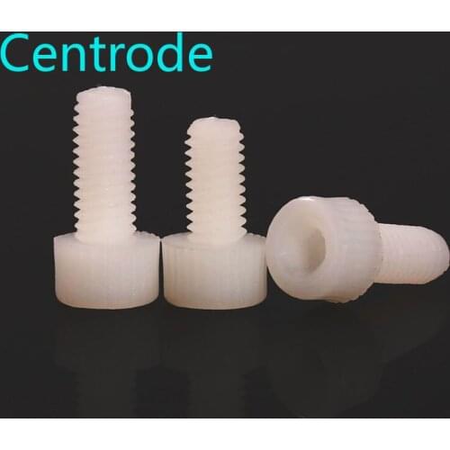 Plastic nylon hexagon socket screw PA66 hexagon socket head bolt cup head screw m3m4m5m6m8 20Pcs