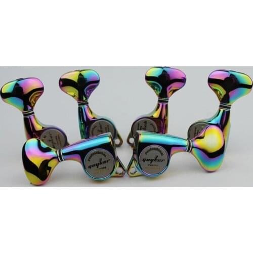 GUYKER 3R3L Chameleon Rainbow Tuners Electric Guitar Machine Heads Tuners