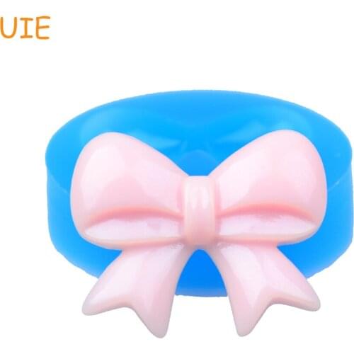 FYL356U 34.1mm Bow Silicone Mold - Ribbon Mould Sugarcraft, Fondant, Gum Paste, Resin Clay, Chocolate, Resin, Food Grade Mold